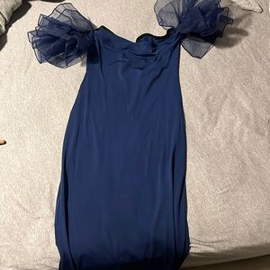 Blue dress